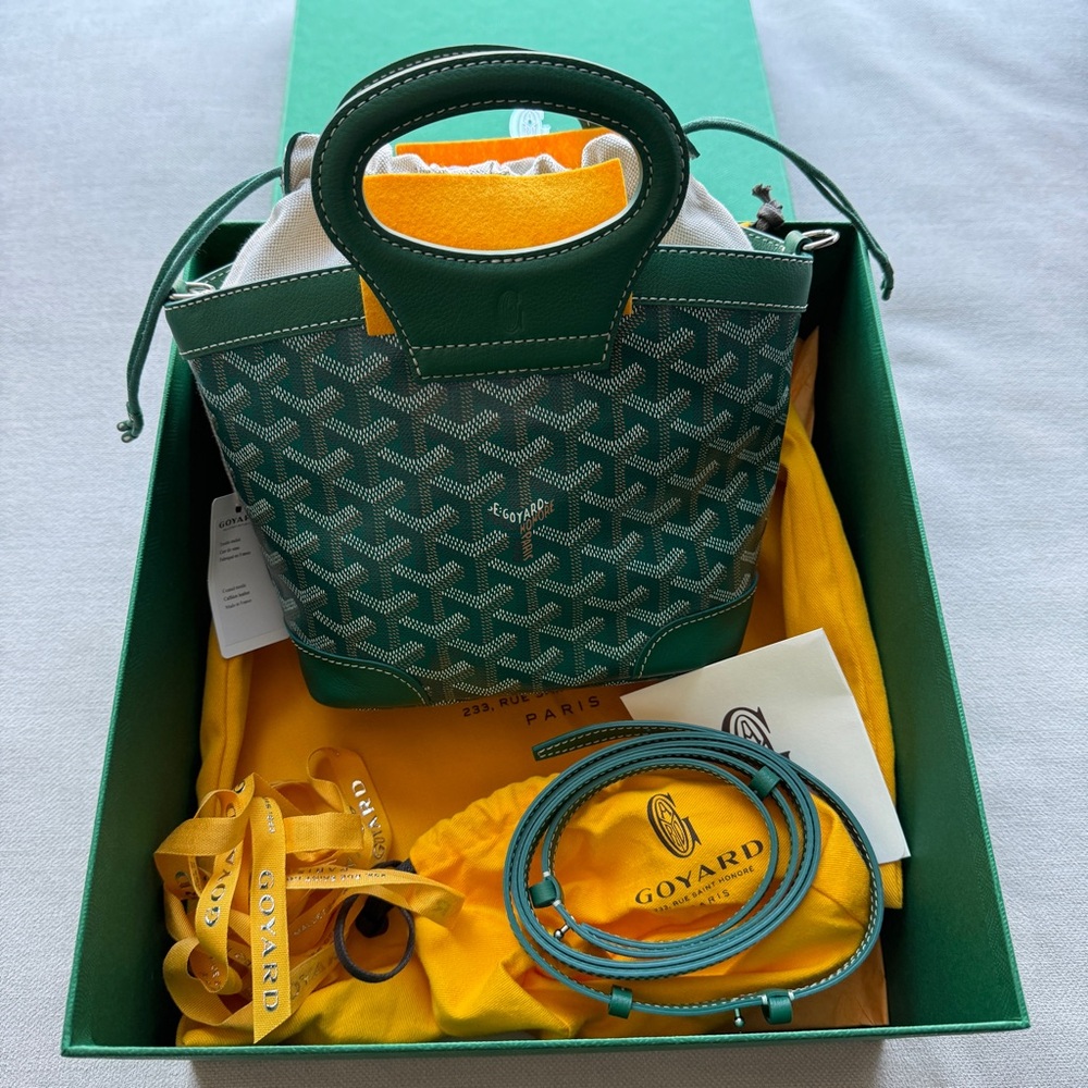 NEW💚GOYARD💚Mini Beluga Crossbody Top Handle Bag - Picture 3 of 9